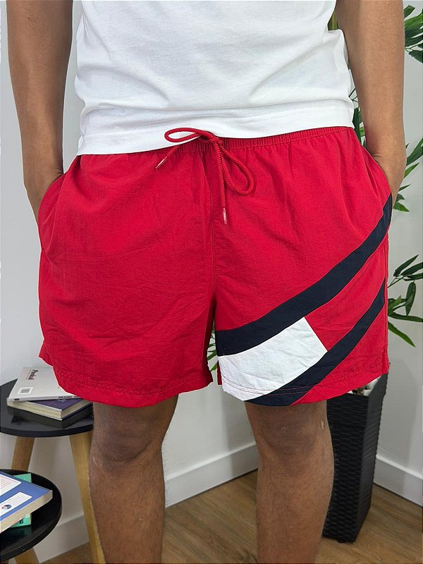 Bermuda Tommy Hilfiger Vermelha THUM0UM02048