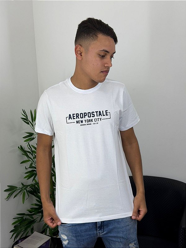 Camiseta Aeropostale Silcada Branca 87130166