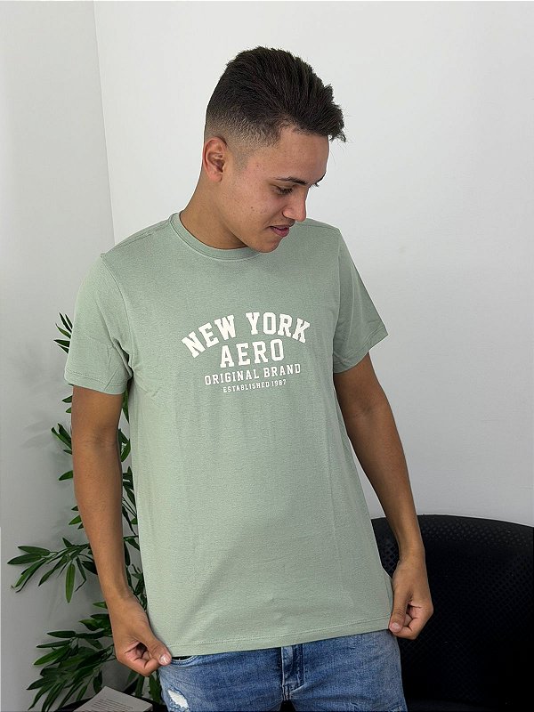 Camiseta Aeropostale Silcada Verde 87130168