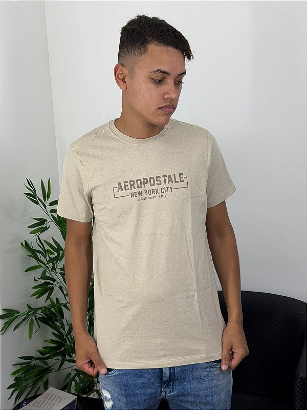 Camiseta Aeropostale Silcada Areia 87130166