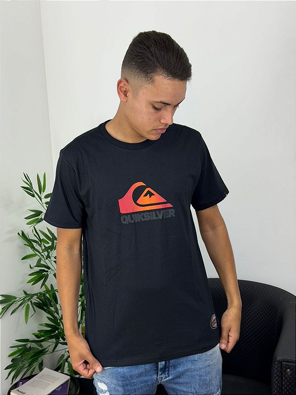 Camiseta Quiksilver Soft Hologram Preta Q471A1054