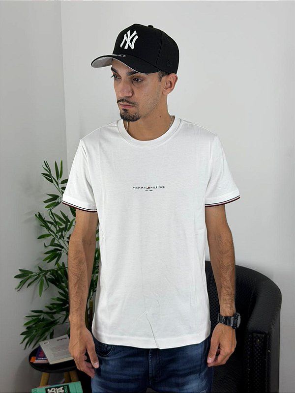Camiseta Tommy Hilfiger Branca MW32584