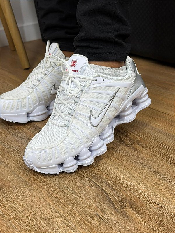 Nike Shox TL Branco com Prata AV3595-100