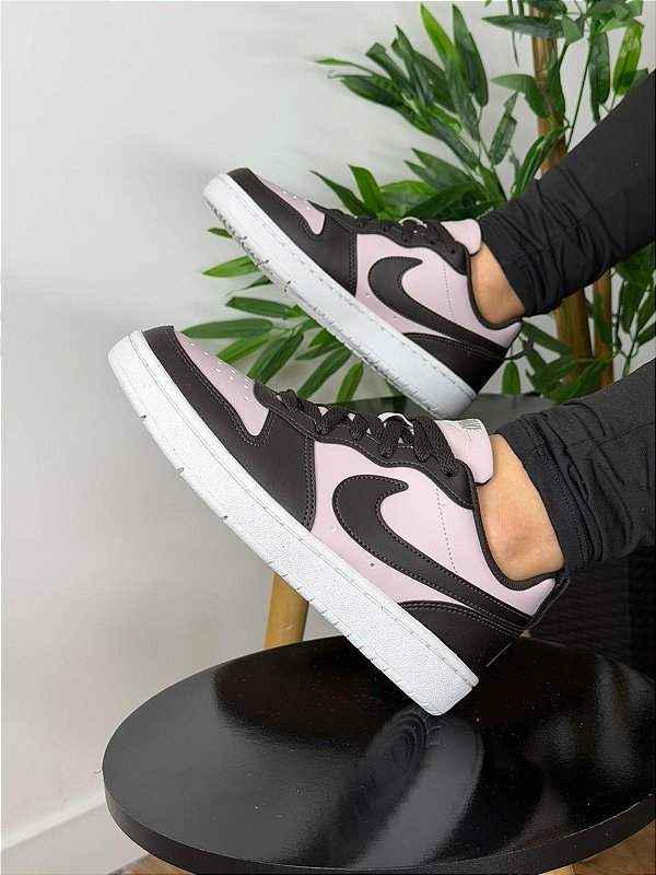 Tênis Nike Court Borough Low Woman Rose/Brun DV5456-601