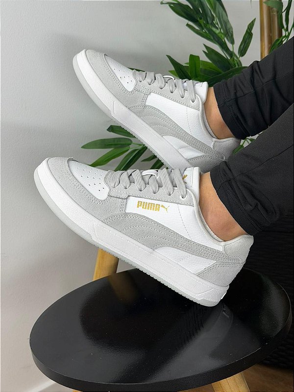 Tenis Puma Caven 2.0 WNS Branco e Cinza 406067-3