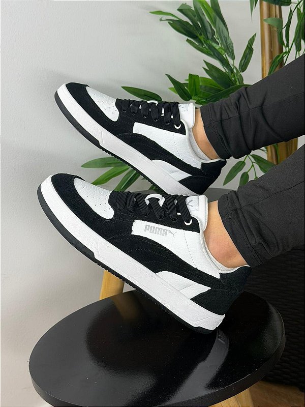 Tenis Puma Caven 2.0 Mono Wns Preto e Branco 406067-1