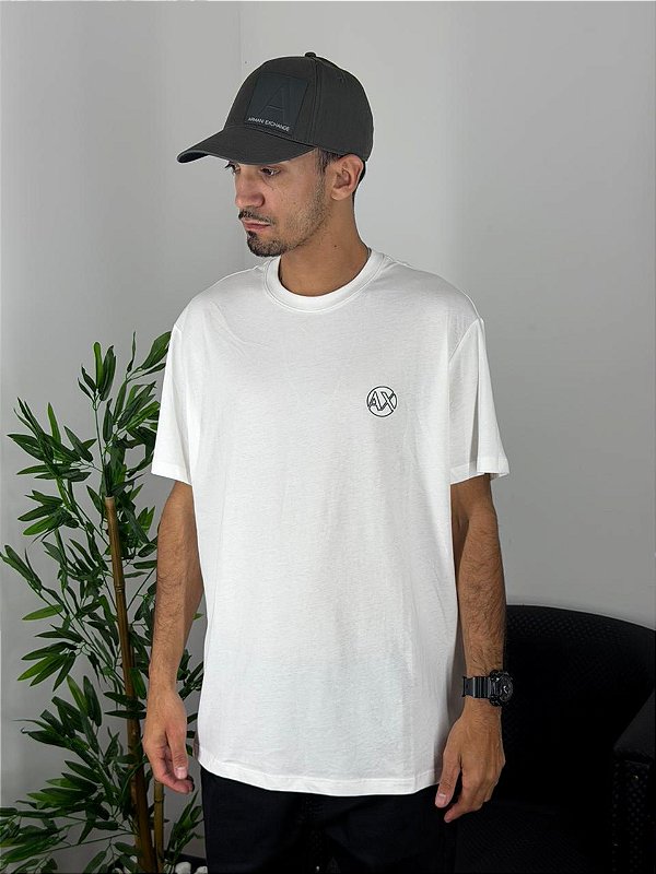 Camsieta Armani Exchange Branca XM000558AF103582U0009