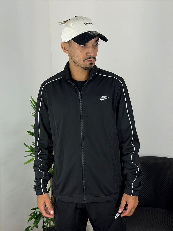 Agasalho Nike Club PK TRK Suit Preto HV1444-010