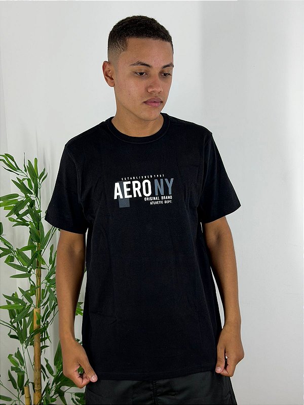 Camiseta Aeropostale Silcada Preta 871401158-3