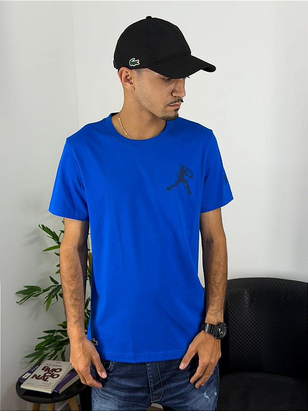Camiseta Lacoste Djokovic Azul Royal TH1044