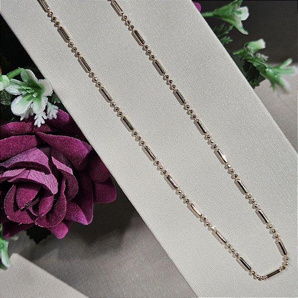 CHOCKER DOURADA MODELO 3 BOLINHAS E 1 FILETE FINA