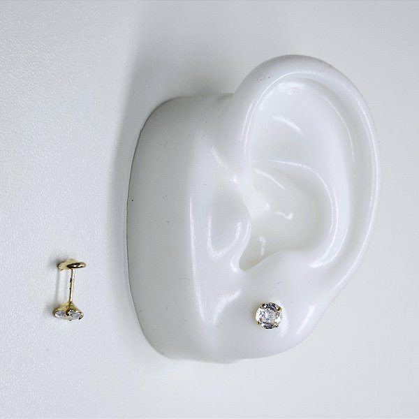 BRINCO DOURADO PONTO DE LUZ MEDIO - COM TARRACHA BABY