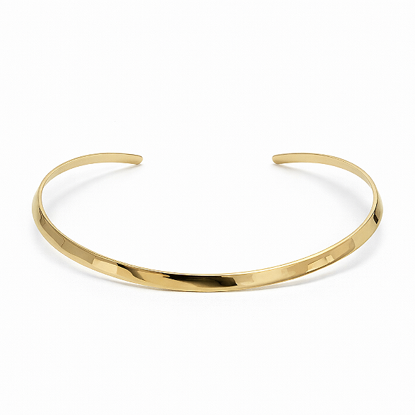 CHOCKER ARO DOURADO RÍGIDO