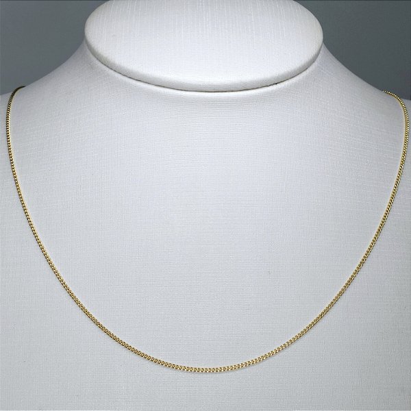 COLAR DOURADO MODELO GROUMET - 45CM