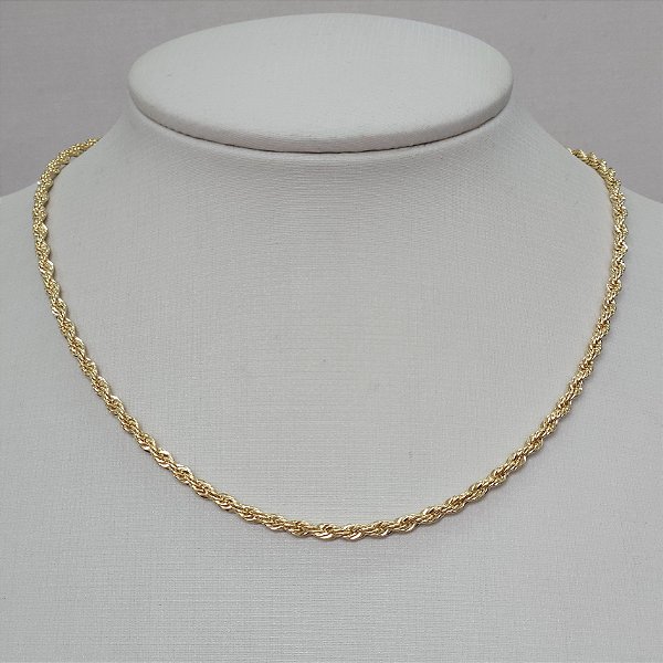 CHOCKER MODELO CORDÃO BAIANO 3MM - 40CM