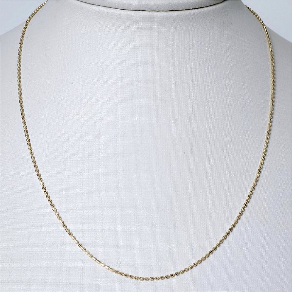 CHOCKER DOURADA DE BOLINHAS JUNTINHAS E FINAS 40CM
