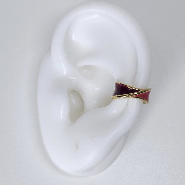 PIERCING FAKE DUO COLORS - VERMELHO