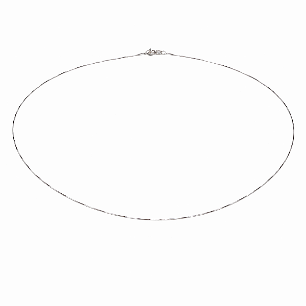 COLAR DE PRATA MODELO VENEZIANA FININHA 50CM