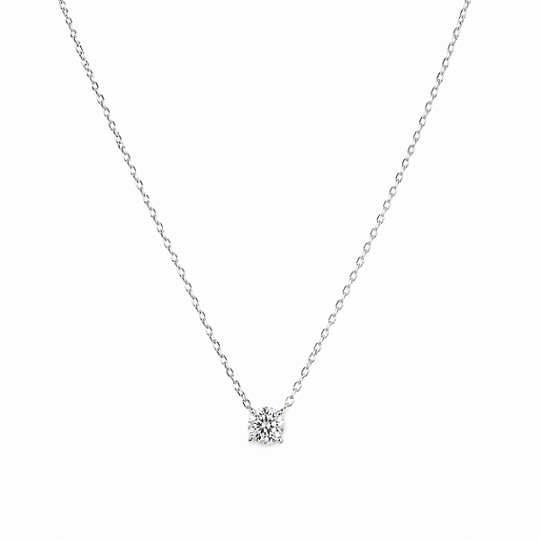 CHOCKER DE PRATA COM PONTO DE LUZ MOISSANITE 5MM 40+5CM