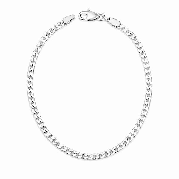 PULSEIRA DE PRATA GROUMET FININHA - 2MM