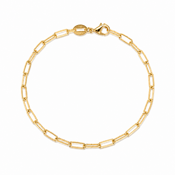 PULSEIRA DOURADA CARTIER FINA 3MM - 21CM
