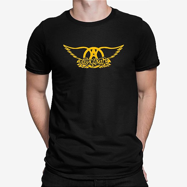 Camiseta Aerosmith Logo - CameRock - CameRock
