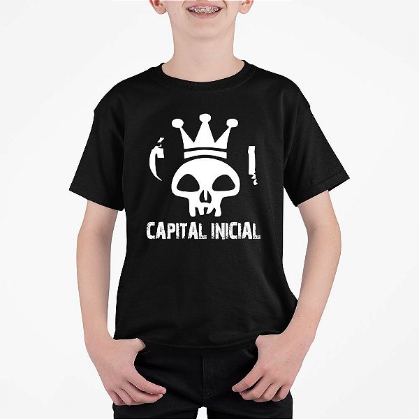 Camiseta Infantil Capital Inicial - CameRock - CameRock