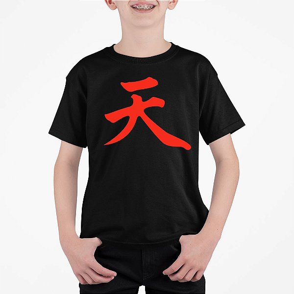 Camiseta Infantil Ideograma Ten