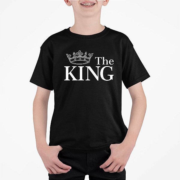 Camiseta Infantil The King