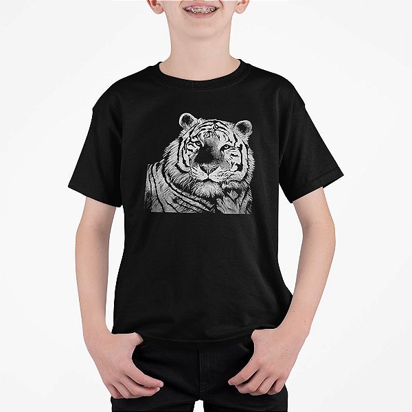 Camiseta Infantil Tigre