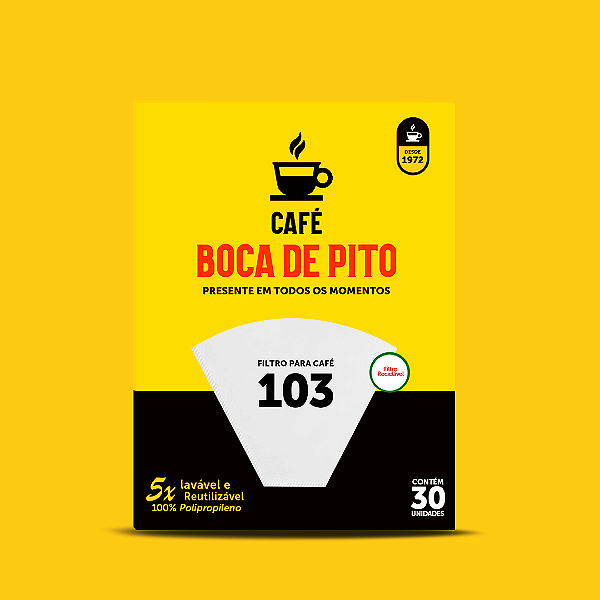 Filtro Para Café Boca de Pito N° 103
