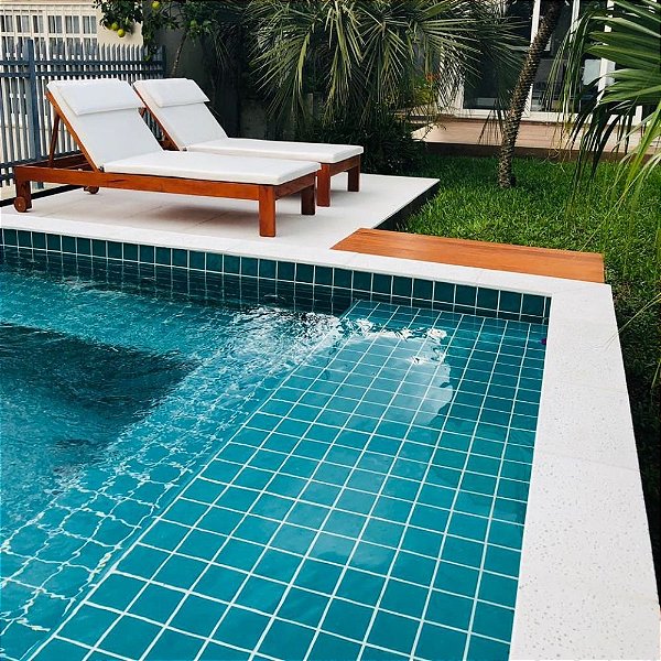 Borda Atérmica para Piscina Slim 50x25x1,5cm - Scholz Revestimentos