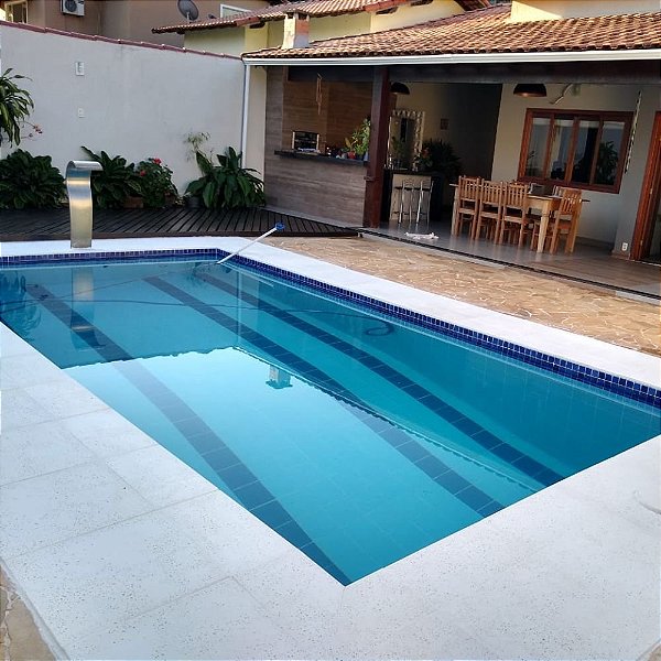 Kit 4 Peças Piso Atérmico para Piscina Tradicional 50x50x1,5cm - Scholz Revestimentos
