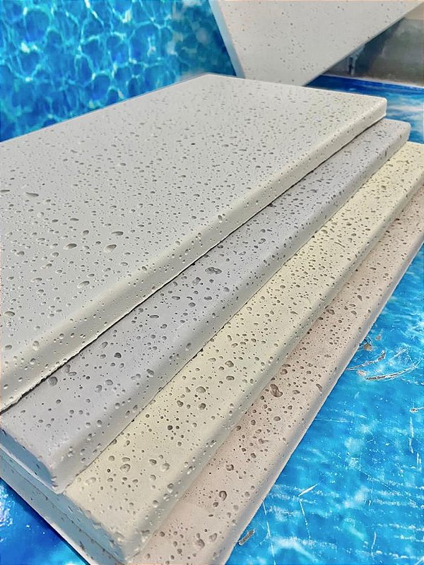 Kit 6 Borda Piscina Atérmica Slim boleada 50 x 15 x 1,5cm - Scholz Revestimentos