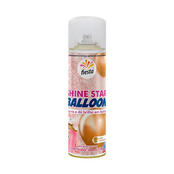 BRILHA BALÃO GLITTER DOURADO - SHINE STAR BALLOON  300ml/170g