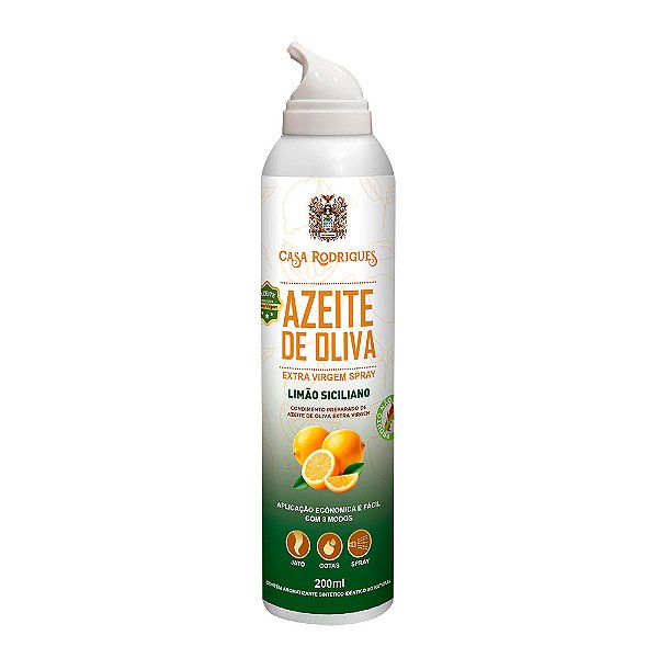 Azeite Extra Virgem 200ml - Casa Rodrigues Aroma Limão Siciliano