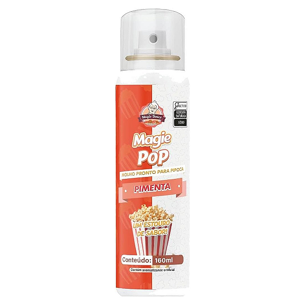 MOLHO PRONTO PARA PIPOCA SABOR PIMENTA 160ml - MAGIE POP