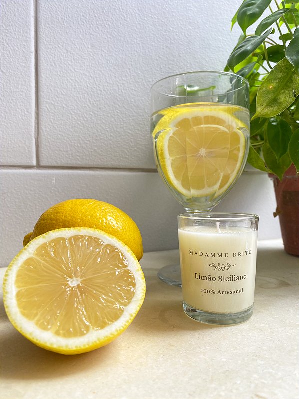 Vela Aromática Limão siciliano 70g