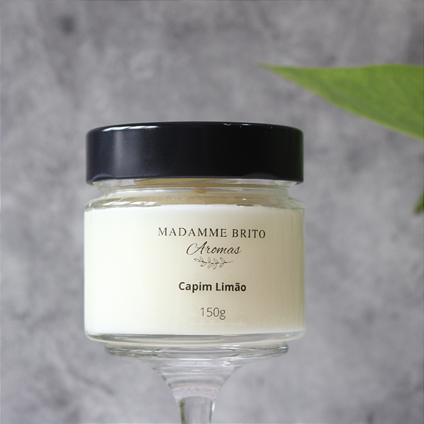 Vela Clássica Capim Limão 150g