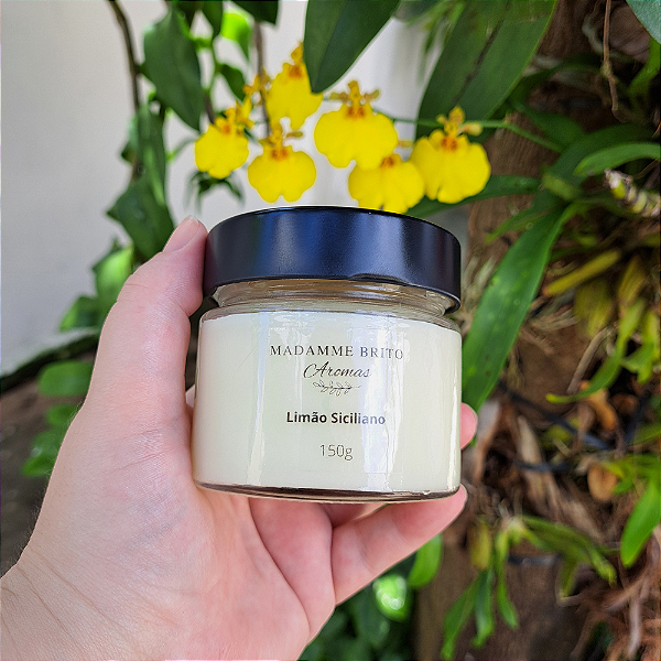 Vela Limão Siciliano 150g Linha Clássica