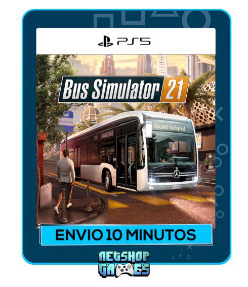 Bus Simulator 21 - Edição Padrão - Ps5 - Mídia Digital