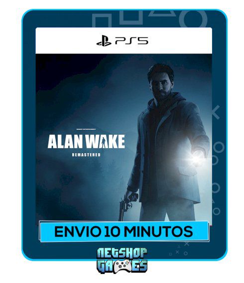 Alan Wake Remastered - Edição Padrão - Ps5 - Mídia Digital