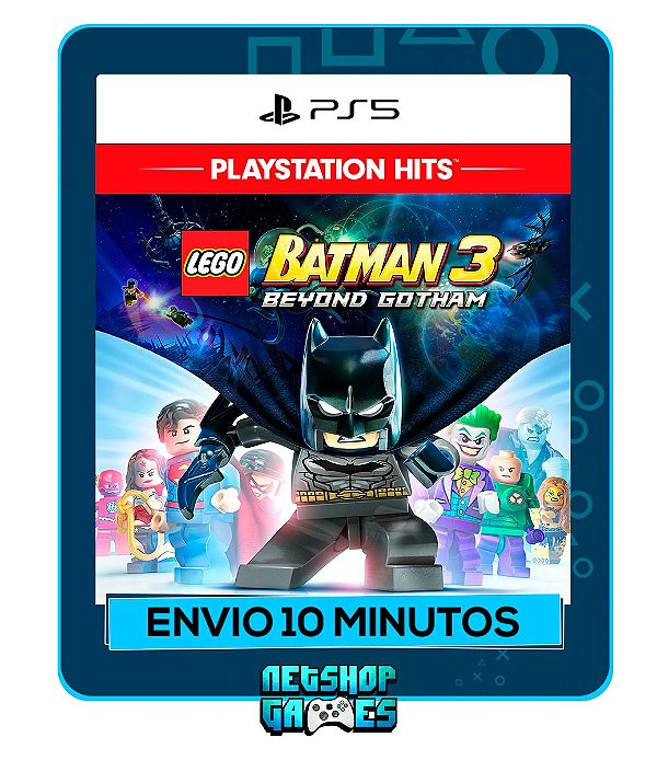 Lego Batman 3 Além De Gotham - Edição Padrão - Ps5 - Mídia Digital