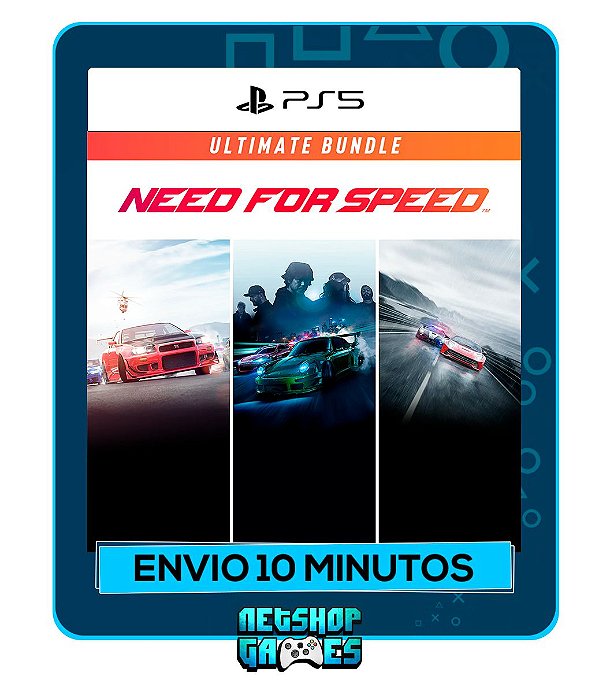 Need For Speed Trilogy - Edição Padrão - Ps5 - Mídia Digital