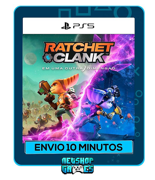 Ratchet & Clank Em Uma Outra Dimensão - Edição Padrão - Ps5 - Mídia Digital