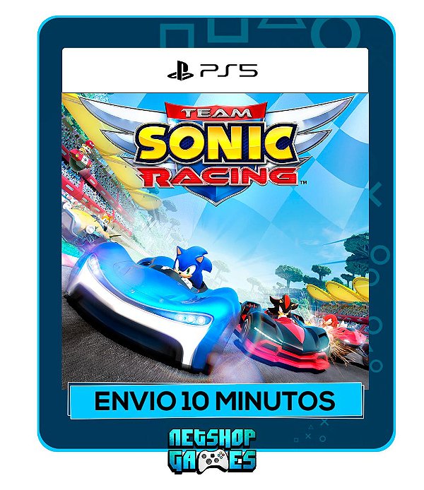 Team Sonic Racing - Edição Padrão - Ps5 - Mídia Digital