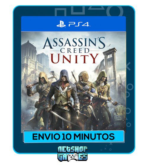 Assassins Creed Unity - Edição Padrão - Ps4 - Mídia Digital