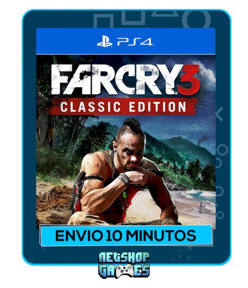 Far Cry 3 - Edição Classica - Ps4 - Mídia Digital