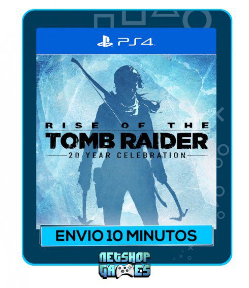 Rise of the Tomb Raider - Comemoração de 20 anos - Ps4 - Mídia Digital