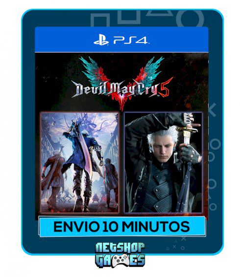 Devil May Cry 5 + Vergil - Edição Padrão - Ps4 - Mídia Digital